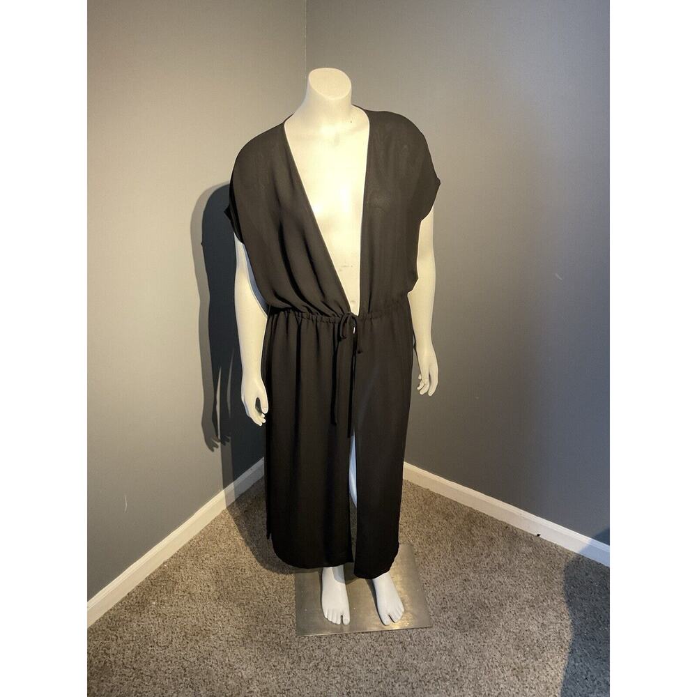 JJill black Be Who You Are wherever You Are Wearever Collection long tie front